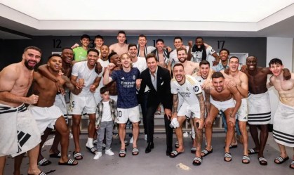 Ídolo da NFL se encontra com jogadores do Real Madrid após "El Clásico"
