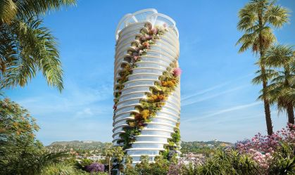 Plano de torre espiral de US$ 1 bilhão é “escritório do futuro” em Hollywood