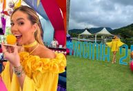 Virginia comemora 25 anos em sua nova mansão no Rio com look valioso