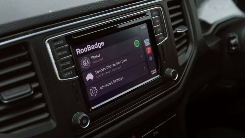Dispositivo utiliza o GPS para mapear a localização das diferentes espécies de cangurus e, desse modo, emitir o som ideal para afugentá-la / Divulgação/Volkswagen