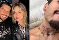 Zé Felipe faz nova tatuagem em homenagem ao filho que espera com Virginia