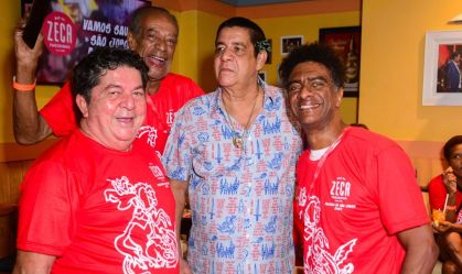 Zeca Pagodinho promove Feijoada de São Jorge, e famosos prestigiam