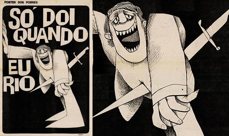 Charge de Ziraldo em "O Pasquim" de 14 de janeiro de 1971. / Acervo da Imprensa de Resistência/ Instituto Vladimir Herzog