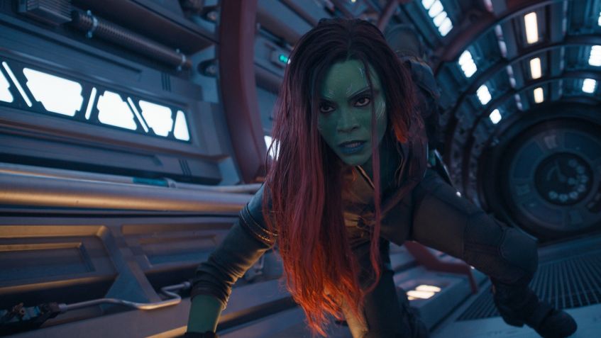 Zoe Saldaña jako Gamora v "Guardians of the Galaxy" • Disclosure/Marvel Studios
