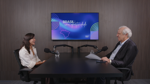 No quarto episódio do podcast "Brasil: uma oportunidade", Rubens Menin recebe Rafaela Vitoria, economista-chefe do Inter