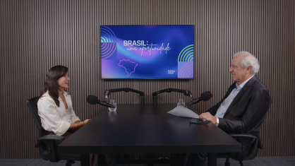 No quarto episódio do podcast "Brasil: uma oportunidade", Rubens Menin recebe Rafaela Vitoria, economista-chefe do Inter