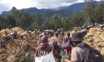 Mais de 4 mil pessoas foram afetadas pelo deslizamento na Papua-Nova Guiné