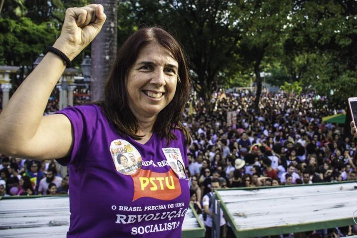 A pré-candidata à prefeitura do Recife Simone Fontana (PSTU) / PSTU Pernambuco/Redes sociais