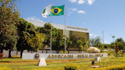 Vista da frente da Advocacia-Geral da União