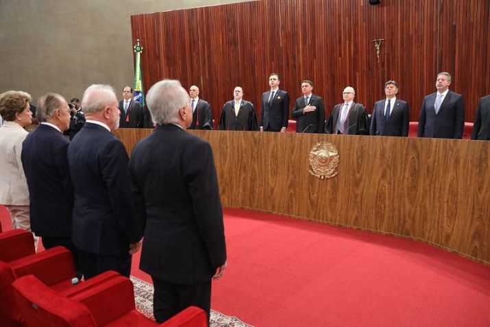 Ex-presidentes da República acompanharam a cerimônia de posse de Moraes como presidente do TSE em 2022 / 16/08/2022 - Antonio Augusto/Secom/TSE