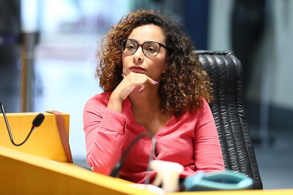 A candidata à Prefeitura de Vitória Camila Valadão (PSOL) / Lucas S. Costa/Ales