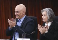 Cármen celebra Moraes em última sessão do ministro no TSE: “Pessoa certa no lugar certo”