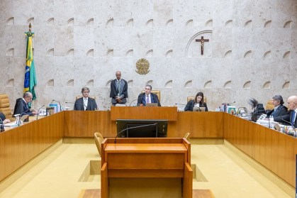 Sessão plenária do STF