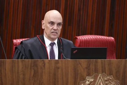 O presidente do TSE, ministro Alexandre de Moraes