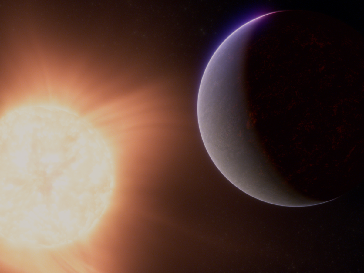 Telescópio James Webb encontra atmosfera em exoplaneta rochoso