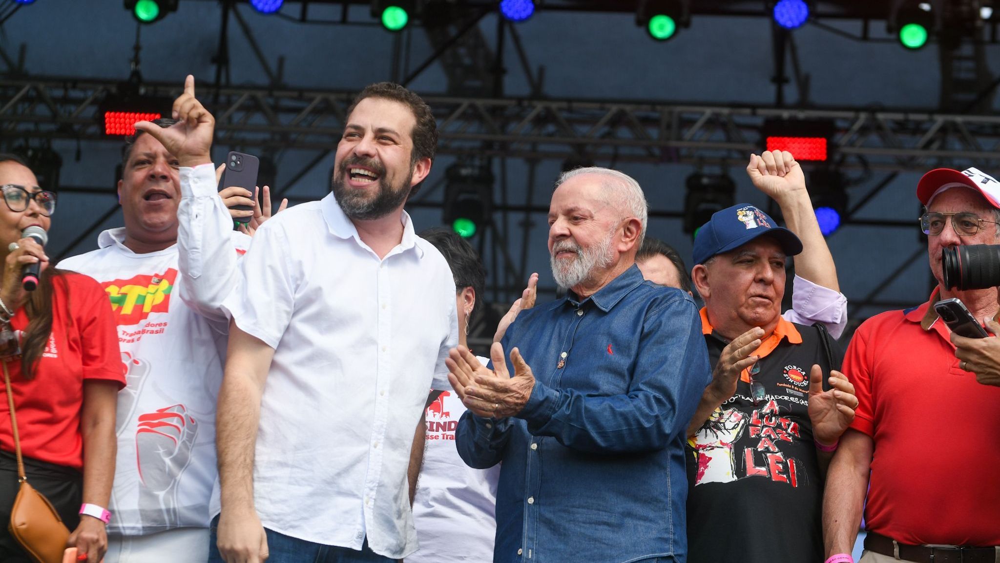 Presidente Lula participa de ato 1º de Maio na Arena Corinthians, em SP
