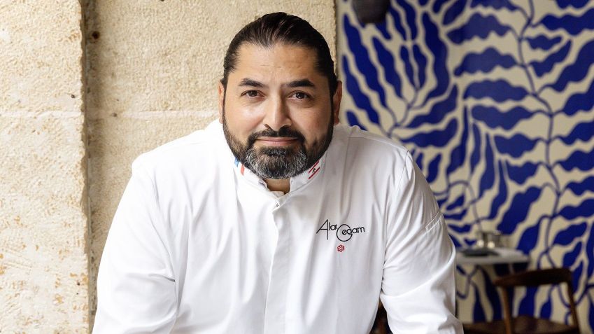 Alan Geaam, chef de cozinha libanês que comanda o Auberge Nicolas Flamel / Emanuela Cino/Divulgação