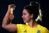 Amanda Schott, do levantamento de peso brasileiro, vai para Paris 2024