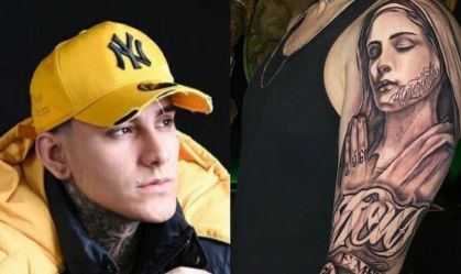 Filho de Andressa Urach diz que já gastou R$ 40 mil em tatuagens