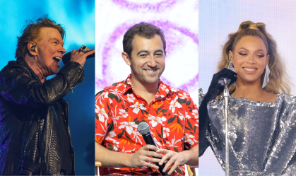 Axel Rose, Vincent Martella e Beyoncé