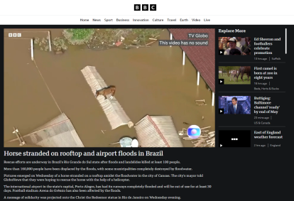 BBC repercute caso do cavalo &quot;Caramelo&quot; no Rio Grande do Sul