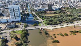 Avenida Ipiranga, no bairro Praia de Belas, em Porto Alegre (RS)