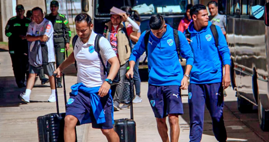 Bolívar embarca para o Brasil para jogar contra o Flamengo