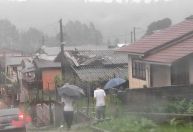 Tornado atinge cidade de Cambará do Sul, no RS, deixando 57 casas danificadas