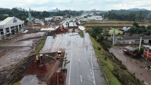 Enxurrada destruiu a loja da Havan e arredores em Lajeado (RS)