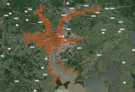 Enchente no RS: mapa mostra situação de momento na Grande Porto Alegre; veja
