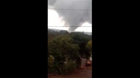 Tornado atingiu a cidade de Gentil, no Rio Grande do Sul