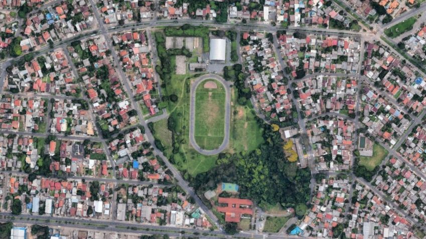 Em Canoas, cidade temporária funcionará no Centro Olímpico / Reprodução/Google Earth