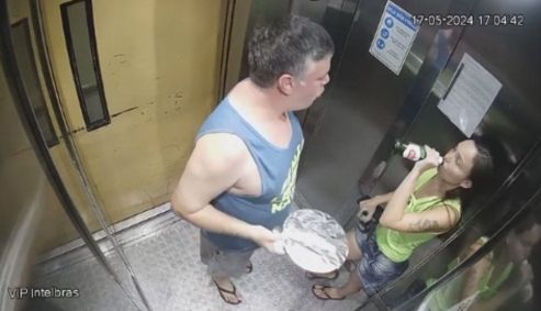 O empresário Luiz Marcelo Antônio Ormond com a namorada Júlia Andrade Cathermol Pimenta, que é suspeita de tê-lo matado envenenado com um brigadeirão