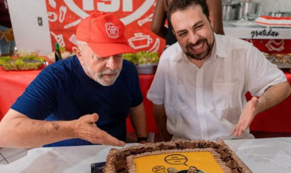 Lula e Guilherme Boulos