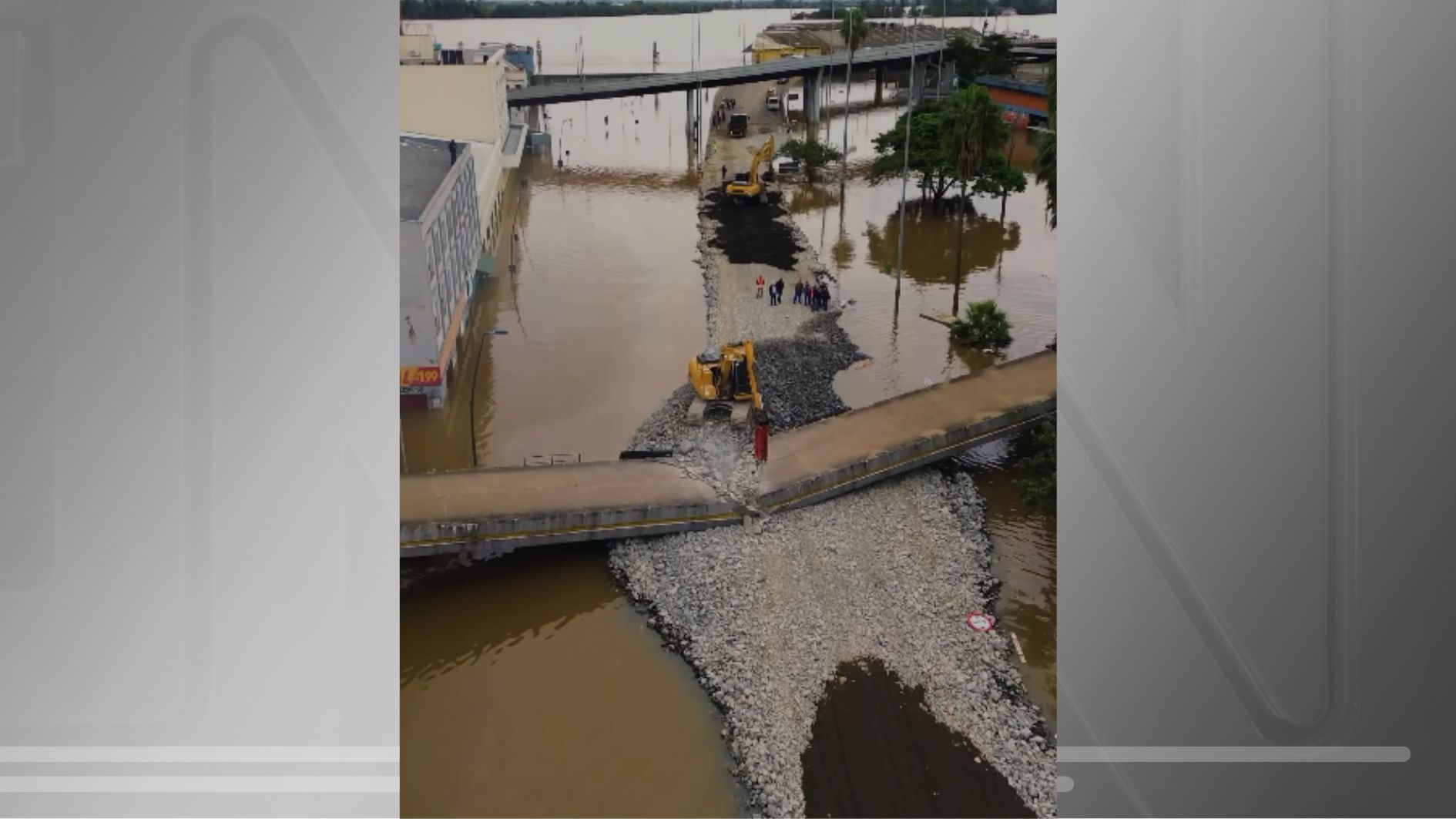 Corredor humanitário é construído em POA