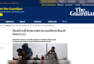 Enchentes mortais no Rio Grande do Sul são destaque na imprensa internacional