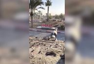 Tanque israelense atropela e destrói placa 