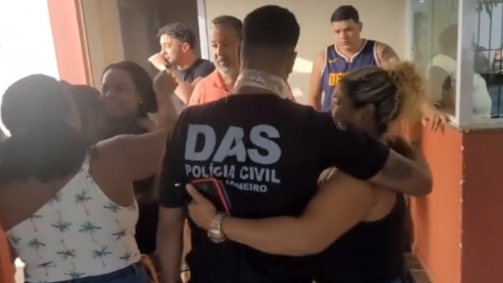 Influenciadora Digital, Índia Marley, é resgatada pelos agentes da Delegacia Antissequestro (DAS).