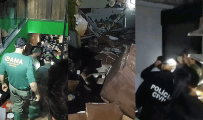 Operação do Ibama e da Polícia Civil foi realizada nesta quinta-feira (23)