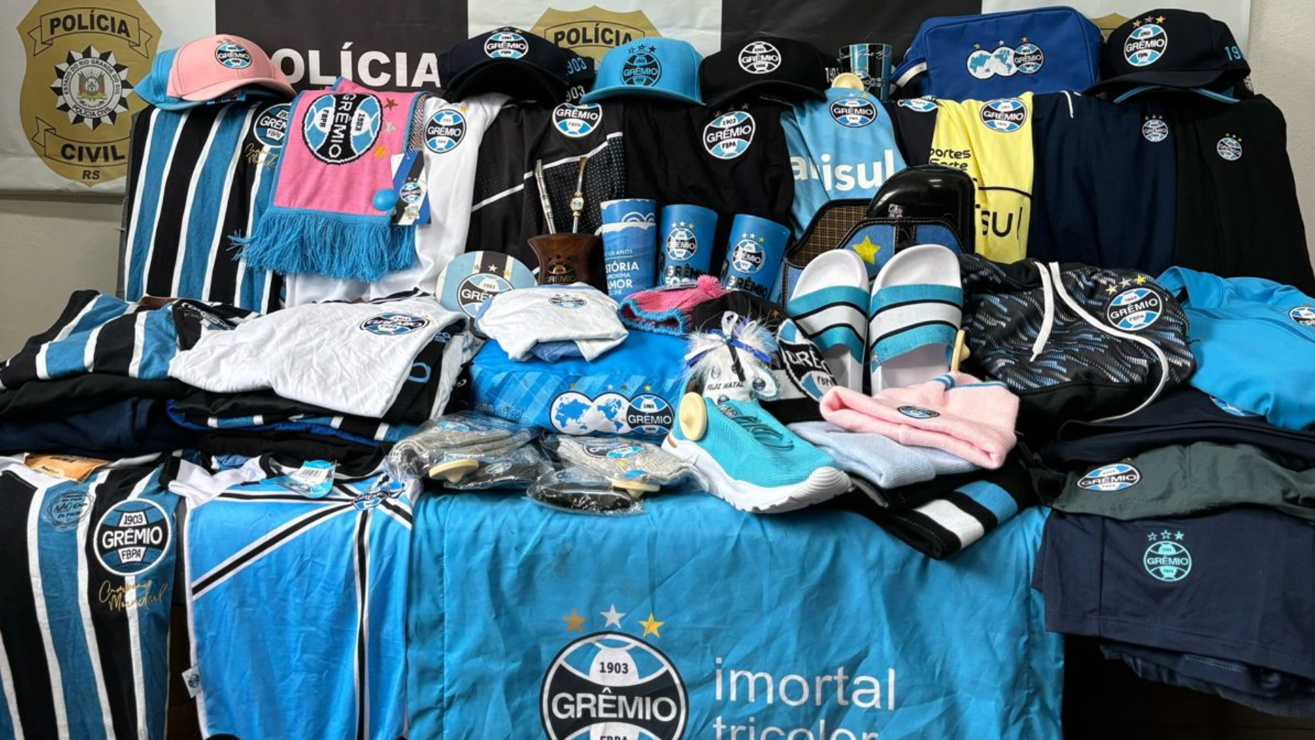 Itens furtados da Arena Grêmio