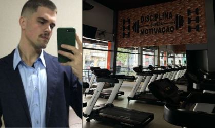 Morte estudante academia