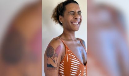 Anielle Franco tatua rosto de Marielle
