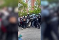 Vídeo: polícia e manifestantes entram em confronto em universidade nos EUA