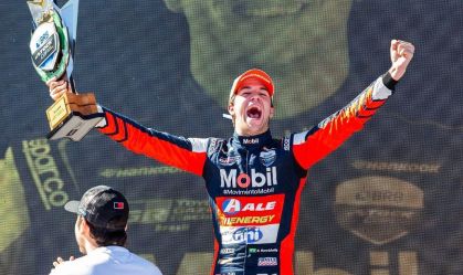 Dudu Barrichello celebra vitória no Paraná