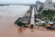 Enchente em Porto Alegre: nível do Guaíba volta a bater marca de 5 metros