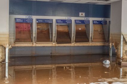 Agência bancária localizada na região central de Porto Alegre (RS)