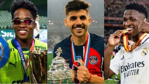 Endrick, Beraldo e Vinícius Junior já foram campeões em 2024