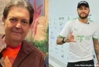 Faustão doa item raro para leilão de Neymar; veja fotos