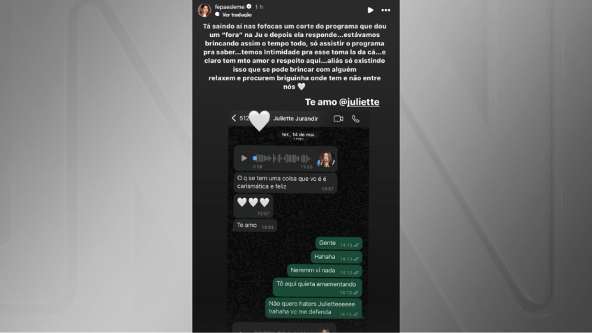 Foto: Reprodução/Instagram/@fepaesleme