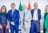 Lula recebe Petkovic e embaixador da Sérvia em Brasília